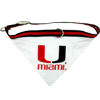 University of Miami Dog Bandana - White