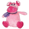 Dogit Luvz Barnyard Friends Plush Pig with Squeaker