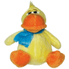 Dogit Luvz Barnyard Friends Plush Duck with Squeaker