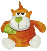Dogit Luvz Barnyard Friends Plush Monkey with Squeaker