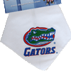 University of Florida - Gators Dog Bandana - White