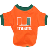 Miami Hurricanes Dog Tee Shirt - Small