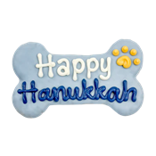Bosco and Roxy's: Hanukkah Cookies - Happy Hanukkah Bone