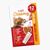 Catit: Creamy -  Mix Pack Lickable Cat Treats