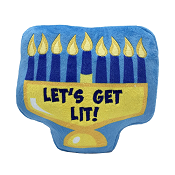 Huxley & Kent: Power Plush - Get Lit Menorah Hanukkah Toy