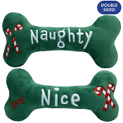 Huxley & Kent: Power Plush - Naughty, Nice Christmas Bone