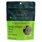 Jiminy's Chewy Cricket Treat Peas & Sweet Potato Jiminy's Chewy Cricket Treat Peas & Sweet Potato
